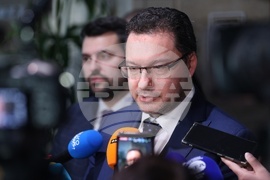 Народно събрание - кулоари - Даниел Митов - брифинг