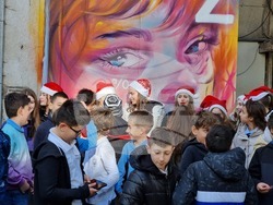 Бургас - училище - графити инициатива