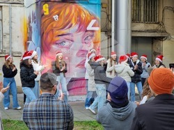 Бургас - училище - графити инициатива