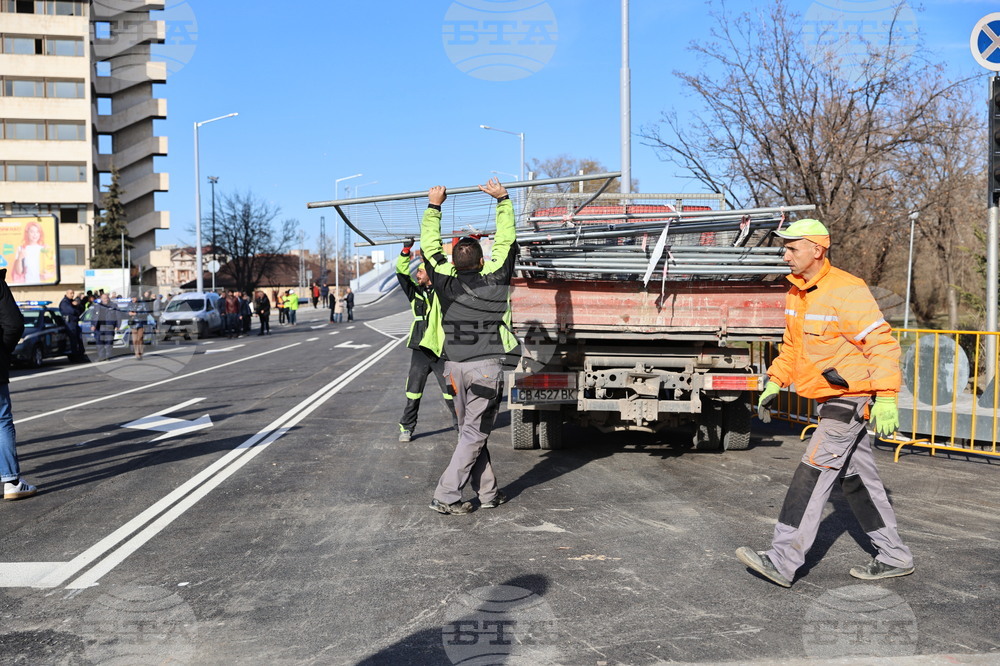 Пловдив - Бетонен мост - реконструкция - откриване