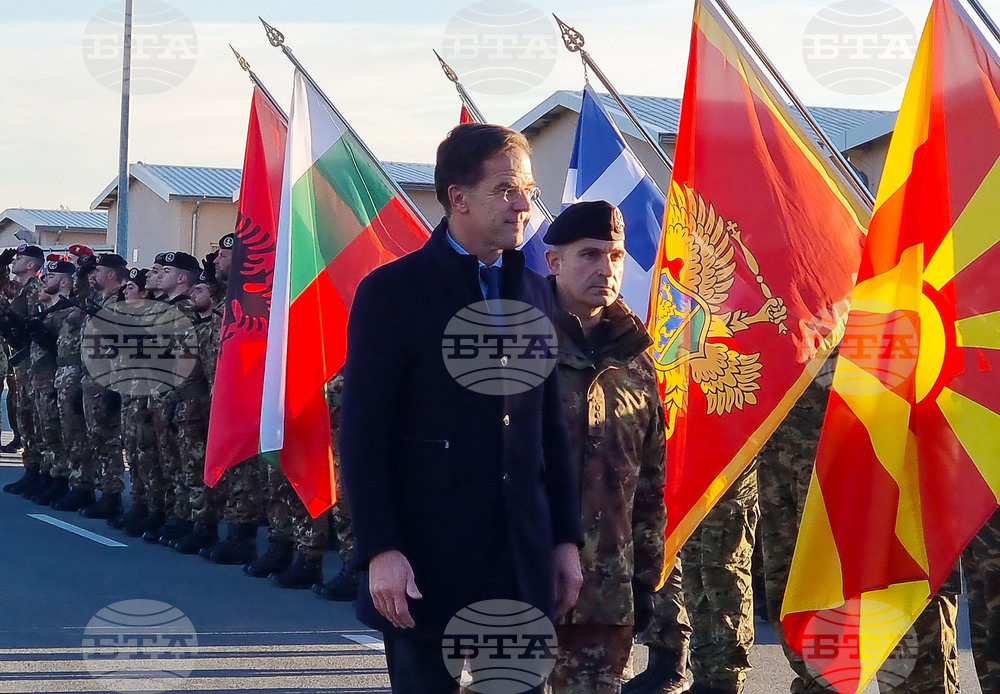NATO Secretary General Visits Novo Selo Training Area