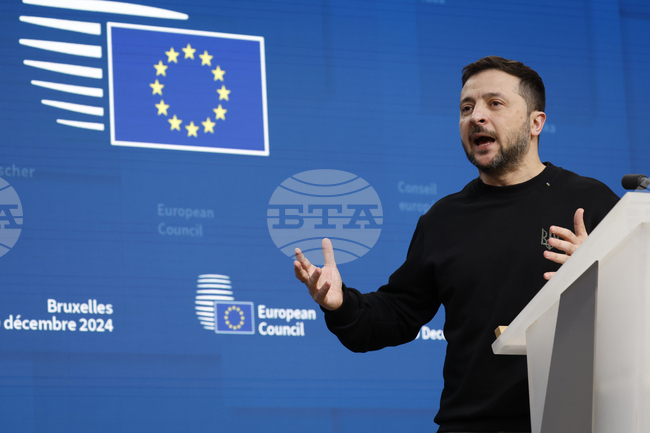 Дроновете компенсират недостига на други оръжия, заяви украинският президент Зеленски