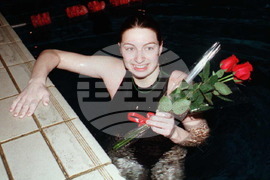 Мириона Моева - първата жена в България, поставила рекорд за 24-часово маратонско плуване