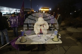 Градски транспорт - служители - протест