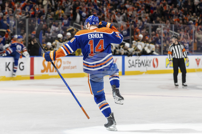 Едмънтън Ойлърс победи Бостън Брюинс с гол на Матиас Екхолм в продължението