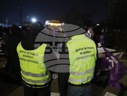 Градски транспорт - служители - протест