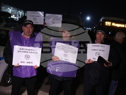 Градски транспорт - служители - протест