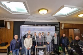 Столична община - Васил Терзиев - представители на КНСБ - Столичен автотранспорт - брифинг