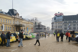 София - протест - таксита