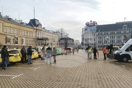 София - протест - таксита