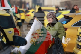 Таксиметрови шофьори  - протест