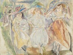 Творба на Жул Паскин, продаден на търг в София. Снимка: Artmark