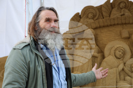 Бургас - „Пясъчно Рождество" -  скулптура