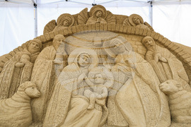 Бургас - „Пясъчно Рождество" -  скулптура