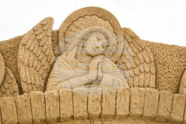 Бургас - „Пясъчно Рождество" -  скулптура