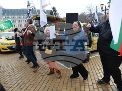Таксиметрови шофьори  - протест
