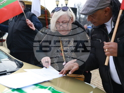 Таксиметрови шофьори  - протест