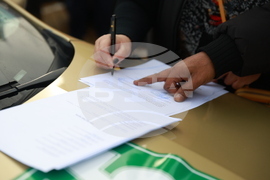 Таксиметрови шофьори  - протест