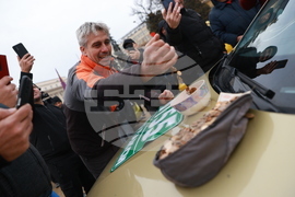 Таксиметрови шофьори  - протест