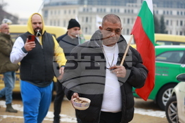 Таксиметрови шофьори  - протест