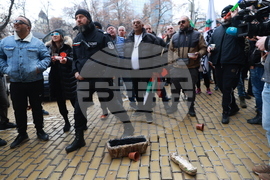 Таксиметрови шофьори  - протест