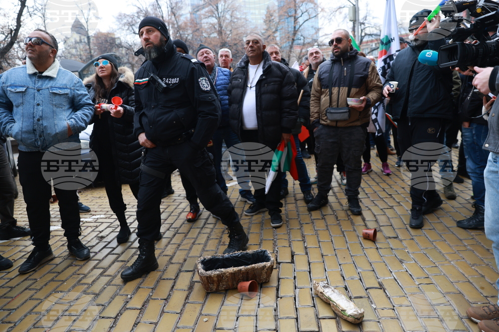 Таксиметрови шофьори  - протест