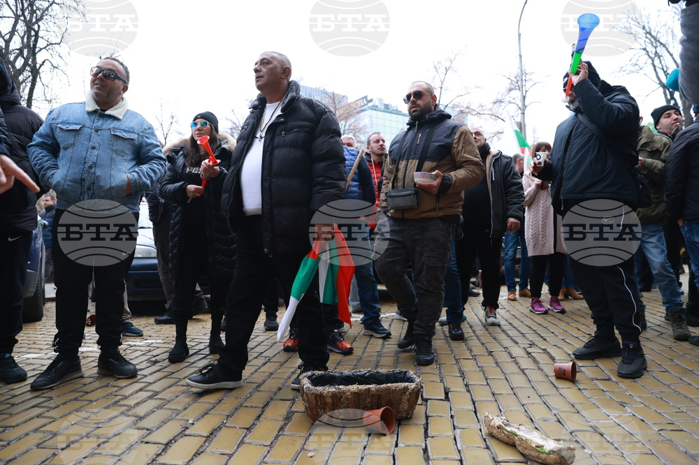 Таксиметрови шофьори  - протест