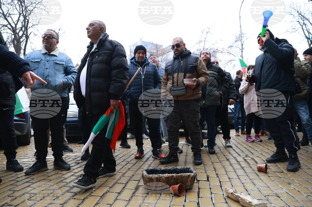 Таксиметрови шофьори  - протест