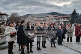 Село Ковачевци - коледна елха - светлини