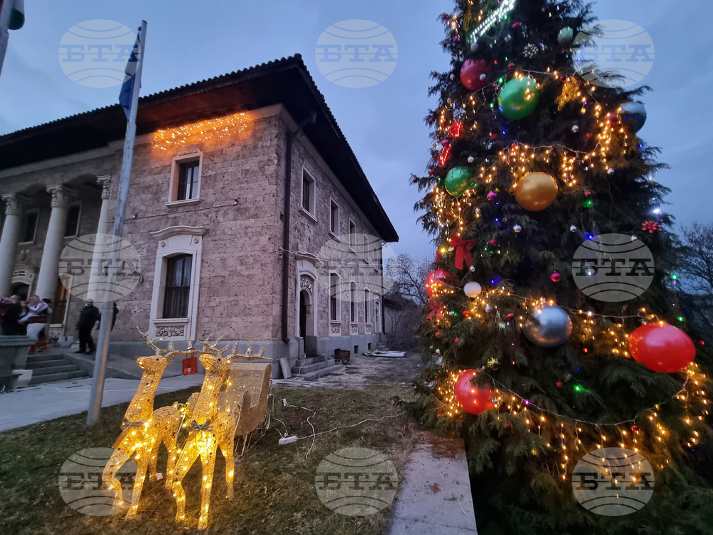 Село Ковачевци - коледна елха - светлини