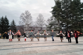 Село Ковачевци - коледна елха - светлини