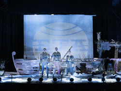 „Мисия филоктет. Последният оцелял“ е първата за новия театрален сезон премиера на театър „Зонг“, снимка – екип театър „Зонг“