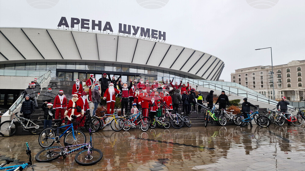 Шумен - Коледа на колела - велосипедно шествие