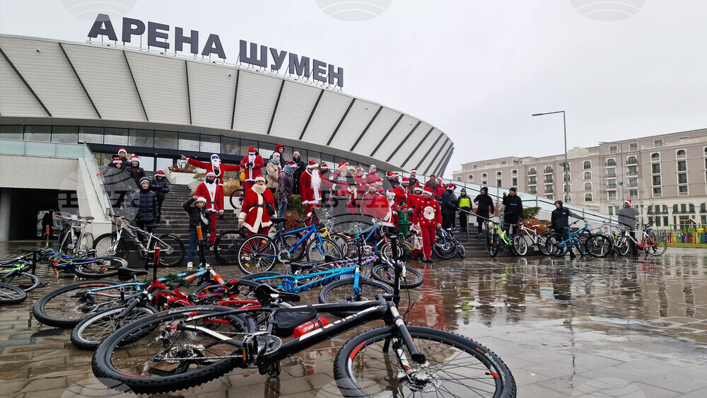 Шумен - Коледа на колела - велосипедно шествие