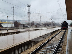 Плевен - коледен влак - Дядо Коледа