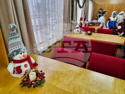 Плевен - коледен влак - Дядо Коледа