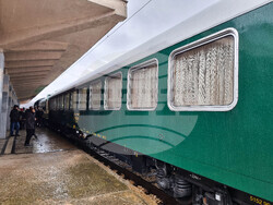 Плевен - коледен влак - Дядо Коледа