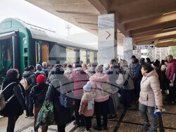 Плевен - коледен влак - Дядо Коледа