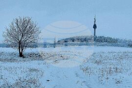 Разград - зима - обстановка