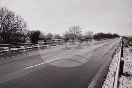 Разград - зима - обстановка