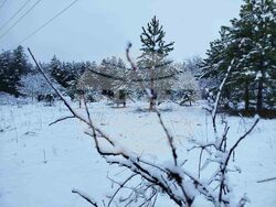 Разград - зима - обстановка