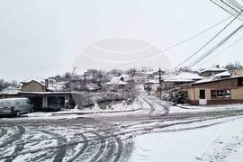 Разград - зима - обстановка