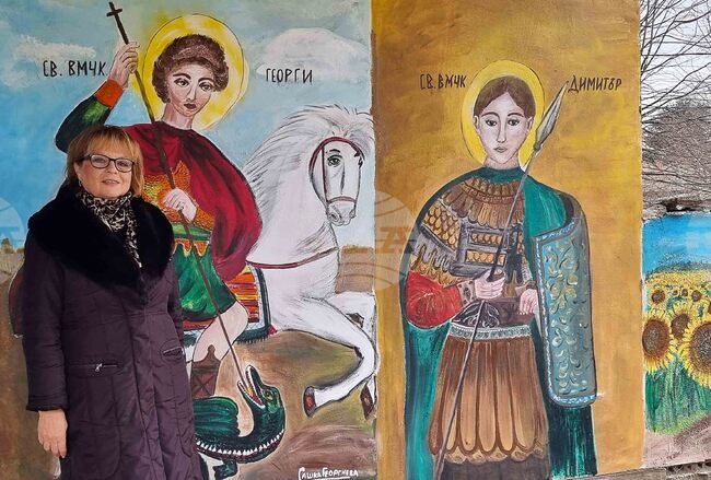 Гулянци - църква - картини от Новия Завет