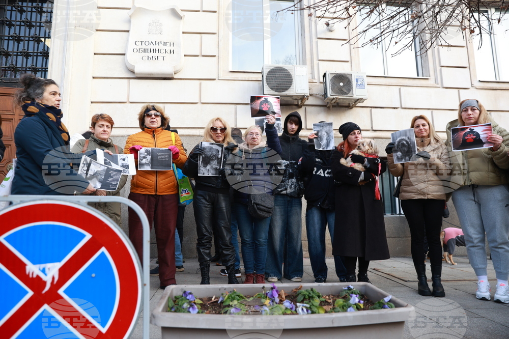 Столична община - доброволци - протест