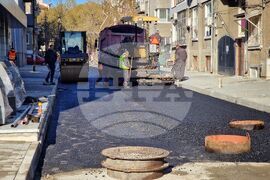 Бургас - улица - ремонт