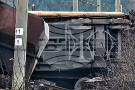 Батановци - дерайлирал влак