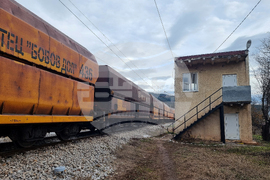 Батановци - дерайлирал влак