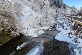 Село Широка лъка - зима - изглед