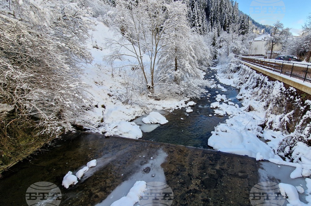 Село Широка лъка - зима - изглед