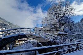 Село Широка лъка - зима - изглед